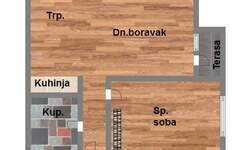 Dvosoban stan, Novi Sad, prodaja, 45m2, 116850e, id1160340